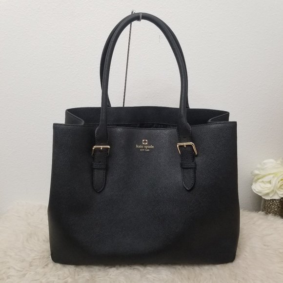 kate spade Handbags - Kate Spade Cove Street Airel Leather Tote Black